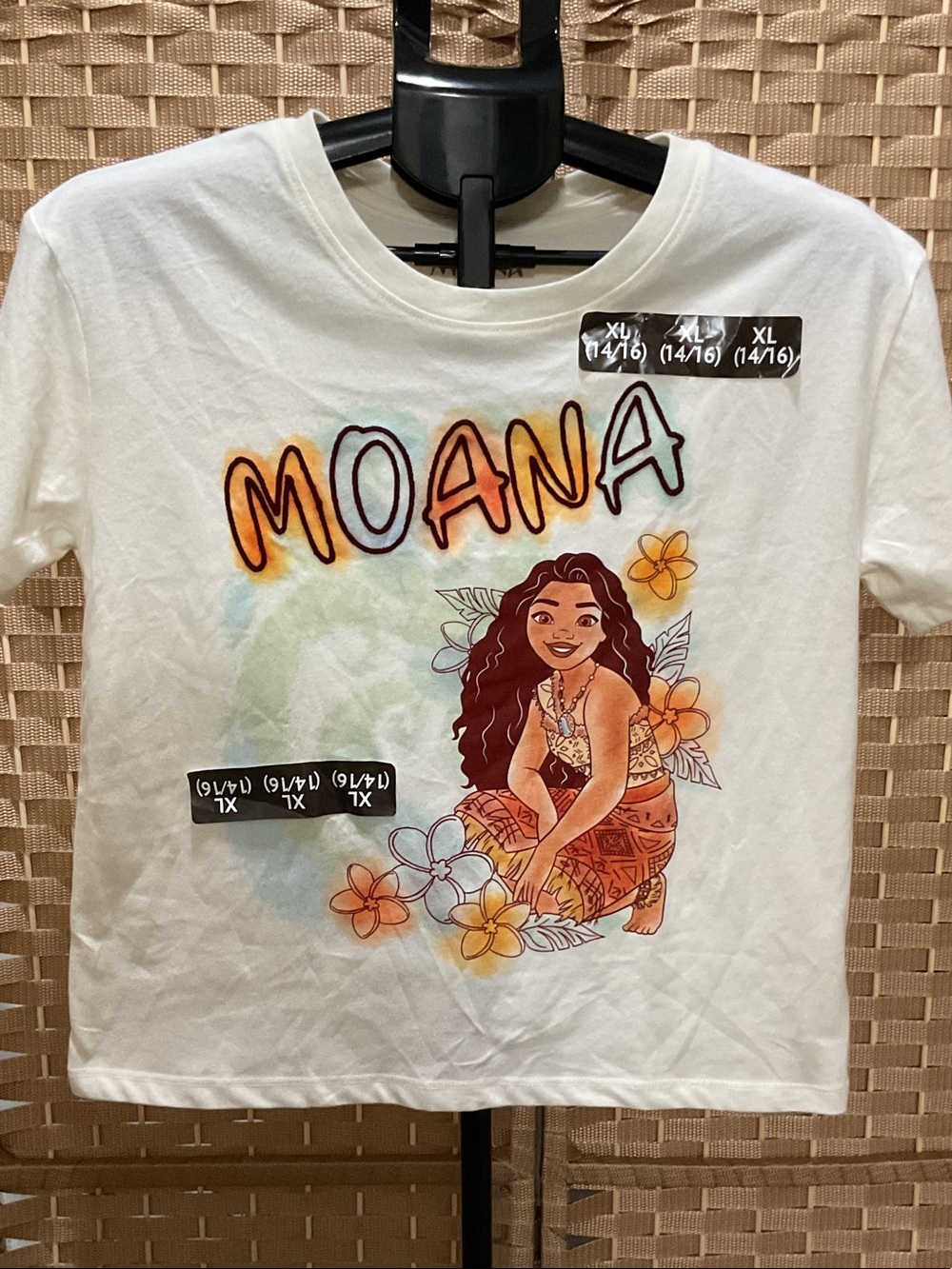 Disney Moana Graphic Cream Tee - XL 14/16